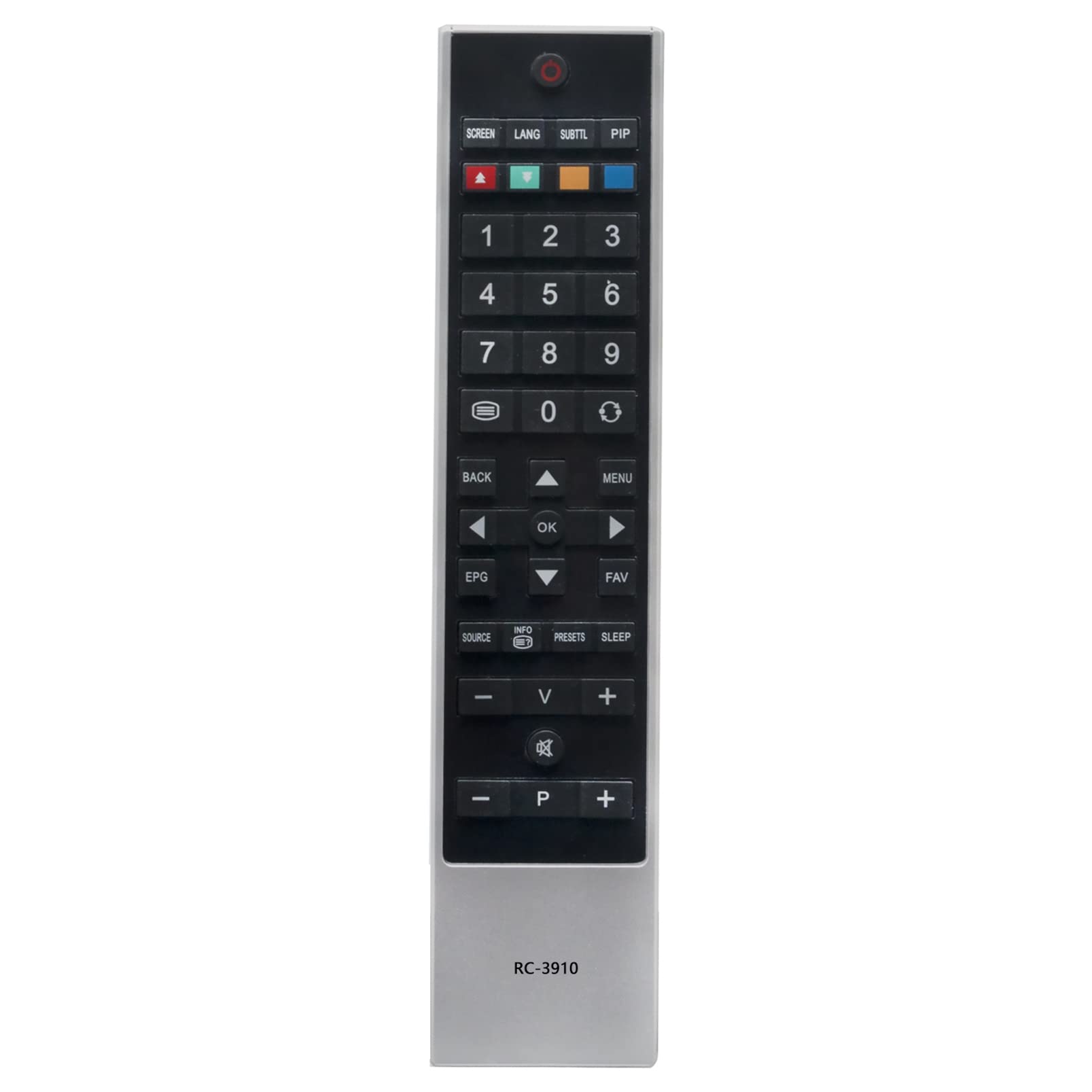 ALLIMITY RC-3910 Replace Remote Control fit for Toshiba 32BV701B 32BV702B 32KV500B 37BV700B 19BV501B 22BL502B 22BL712B 32BL502B 32BL505B 32BV501B 32BV512B 40BV700B 40BV701B 40BV702B - Image 3