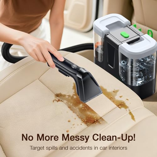 Image of Carpet Cleaner Machine,Deep Cleaner Machine for Rug Cleaner & Couch Cleaner | Carpet Shampooer Machine for Rug,Upholstery,Stair,Car Seat&Couche, 18Kpa Suction Spot Cleaner Remover Vacuum Covers