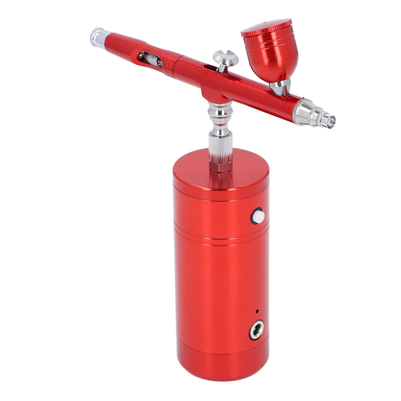 Naroote Kit de Aerógrafo Inalámbrico Recargable, Juego de Aerógrafo Inalámbrico Portátil con Compresor para Arte de Uñas, Maquillaje, Modelo, Pintura, Decoración de Pasteles