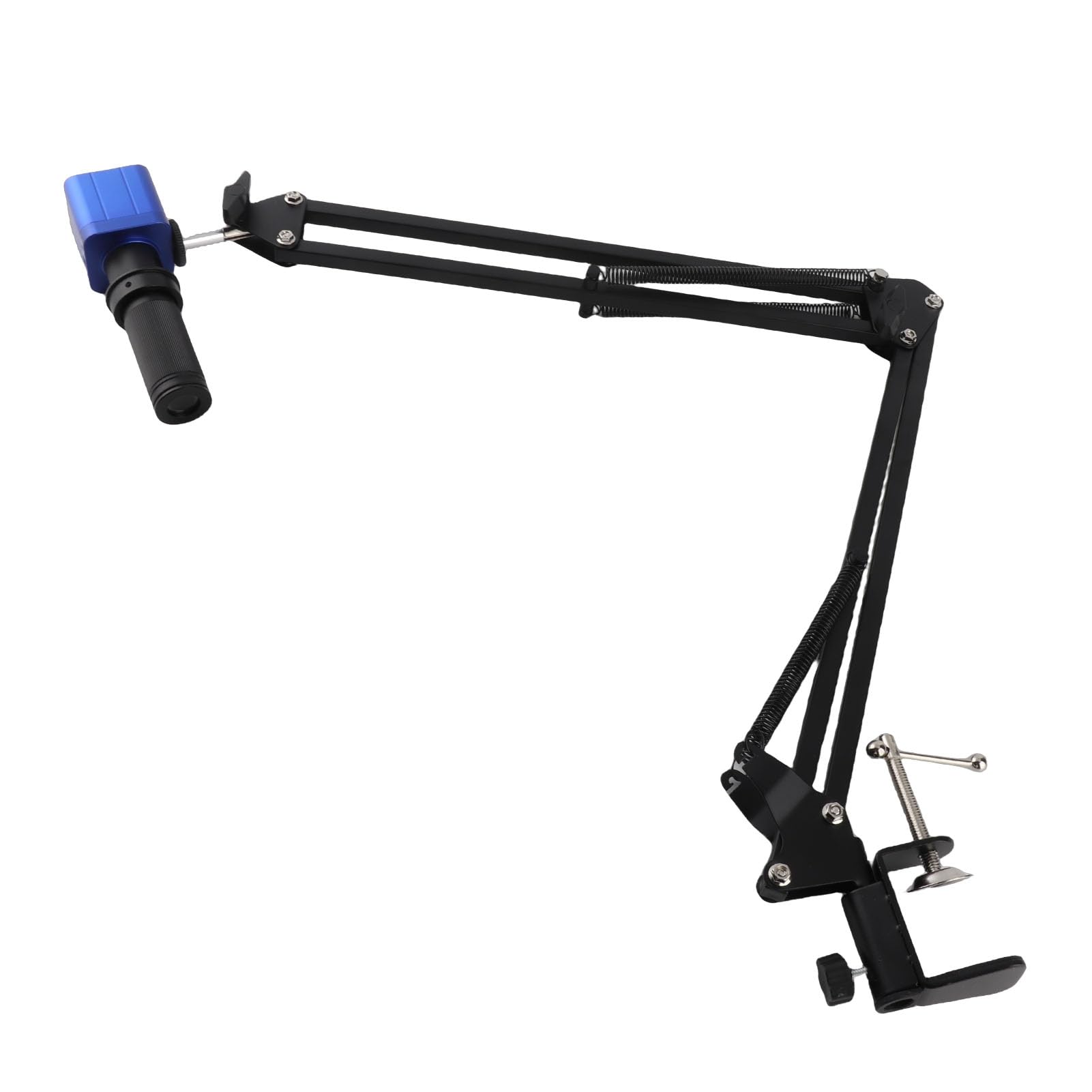 LiebeWH Microscopio Digitale Camera 24MP 1080P, Obiettivo C-Mount 150X con Anello LED 56 Luci, per Software di Misurazione su PC (Spina europea)