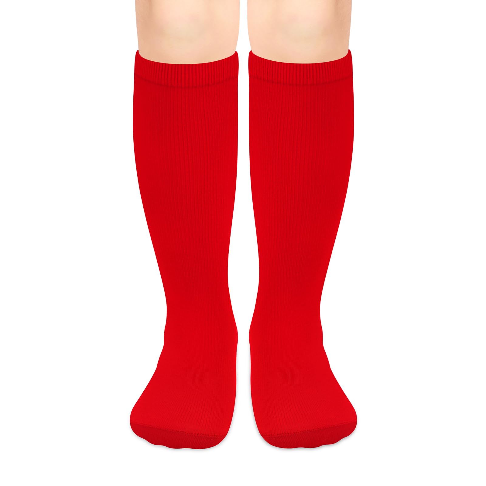 Olreco 1 Pack Toddler Kids Youth Soccer Socks Girls Boys Baseball Socks Youth Knee High Softball Football Accessories Cotton