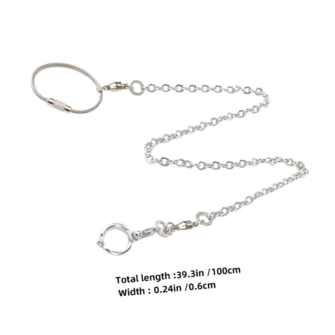 BESPORTBLE Parrot Leg Chain Ring Split Foot Chain Cockatiel Harness and Leash Bird Harness for Cockatiel Pigeon Harness Bird Leash for Parrots Parrot Harness Stainless Steel Silver