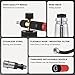 Raincovo Chemical Injector Kit, Soap Injector for Pressure Washer, Foam Cannon Wide Mouth for Pressure Washer, Thick Snow Foam Lance for Car Wash, Additional 1.1mm Orifice Nozzle