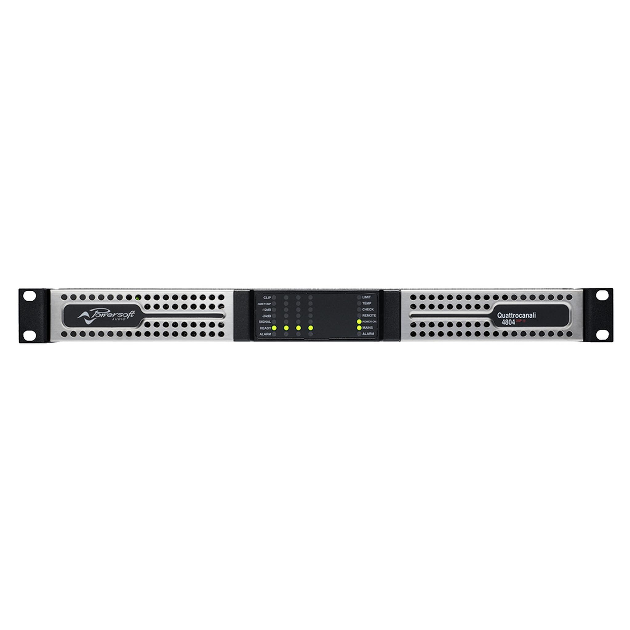 Powersoft Quattrocanali 4804 DSP+D 4800W 4-Channel Class-D Power Amplifier with DSP, Dante & AES67 Network Audio