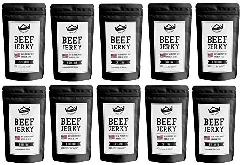 Craftsman Beef Jerky ORIGINAL 500 g (10 x 50g) | Trockenfleisch aus Deutschland - Bayern | American Jerky Set | 100% Rindfleisch | Original | Premium Meat Snack MADE IN GERMANY