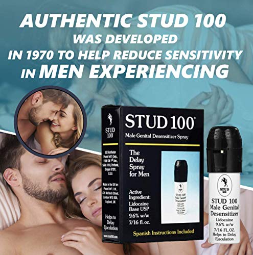 Stud 100 Male Genital Desensitizer Spray, 7/16- Fl. Ounce Box (Pack of 1
