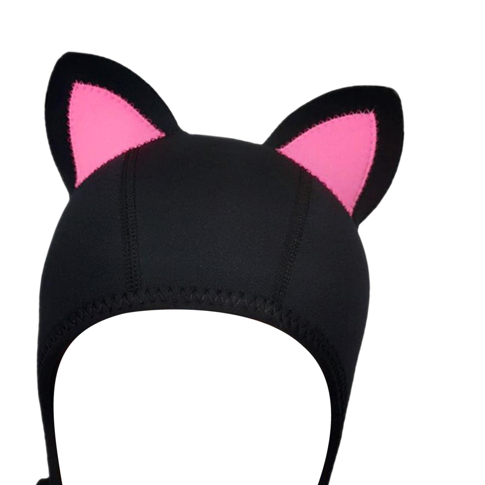Cappuccio da Sub con Orecchie da Gatto Accessorio Wetsuit Regolabile in Neoprene 3mm Adatto per Donne Bambini Immersione Nuoto Surf