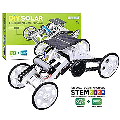 Kids DIY Car Toys Stem 4wd Motor Climbing Vehicles Electric Solar Science DIY Car Toys 4wd Mechanical Construction Truck Toy Kit Suitable for 6-12 Year Old Boy/Girl Kids DIY Car Toys Stem 4wd Motor Climbing Vehicles Electric Solar Science DIY Car Toys 4wd Mechanical Construction Truck Toy Kit Suitable for 6-12 Year Old Boy/Girl