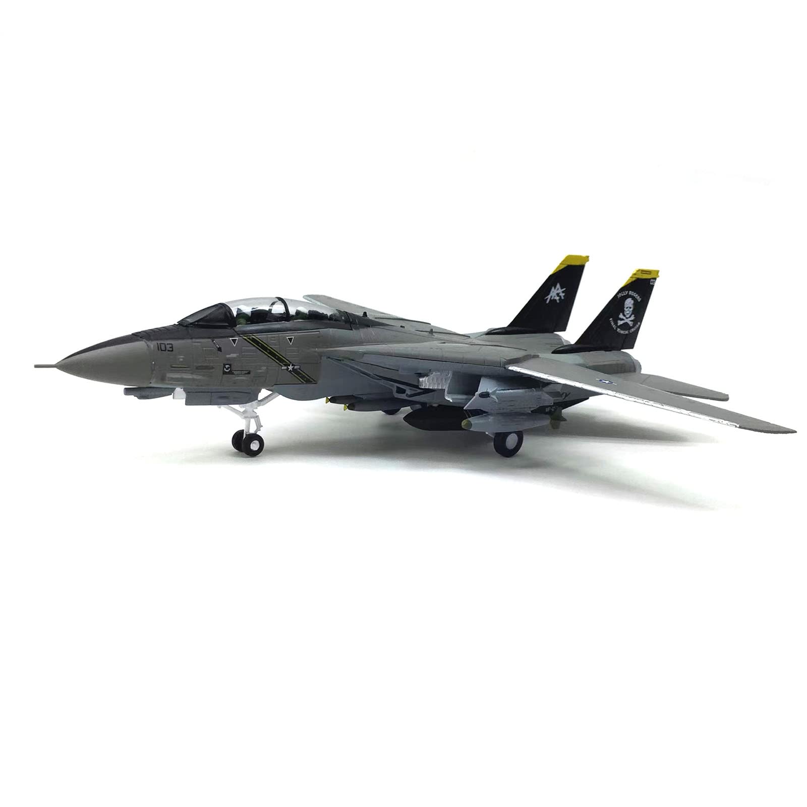 Amazon.co.jp: AZIZAT 1/100米海軍F-14トムキャット戦闘機金属軍用ダイ