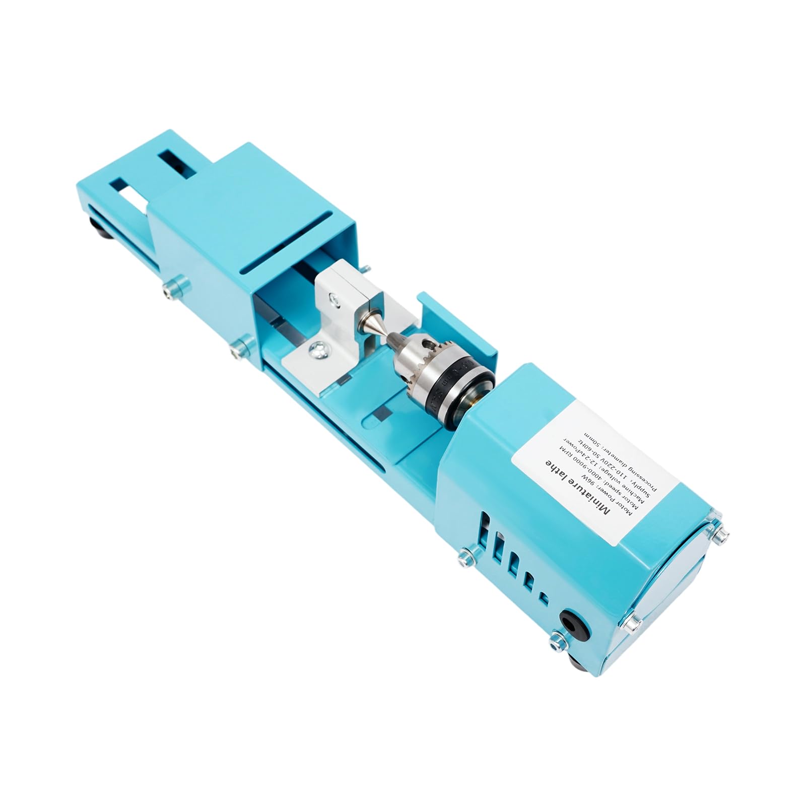 Mini Lathe Machine, 96W Wood Lathe Milling Machine for Table, Mini Wood Lathe,Used for Processing Small Leaf Rosewood, Basswood, Mmahogany