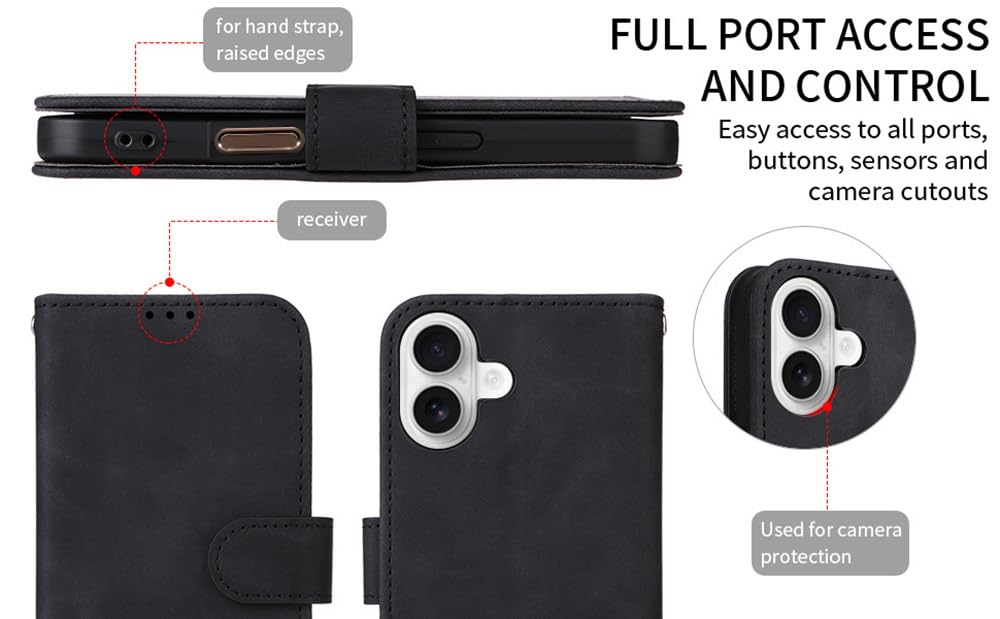Custodia in pelle Compatibile con Umidigi A15 Flip wallet