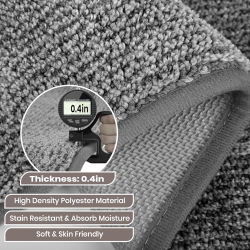 Image of Washable Kitchen Rug 32 inch x 72 inch Rectangular, Non Slip Absorbent Indoor Entryway Runner Rug for Floor, Laundry, Bathroom, Bedroom (Roll Packing)