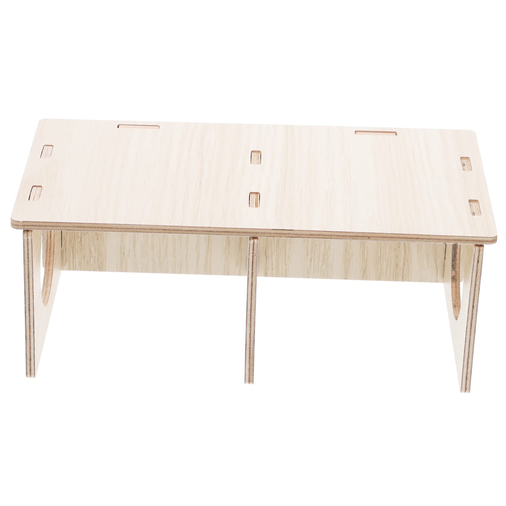 ABOOFAN Cabaña de Madera Espacio Privado y Función para Desgastar Dientes Diseño Transparente y Dos Habitaciones para Hámster Adecuado para Verano E Invierno