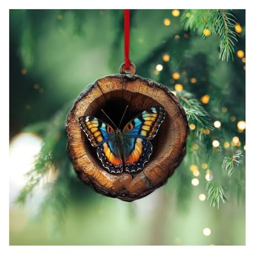 Wisafory Weihnachtsbaumschmuck Acryl Tier Dekor Weihnachtsbaum...