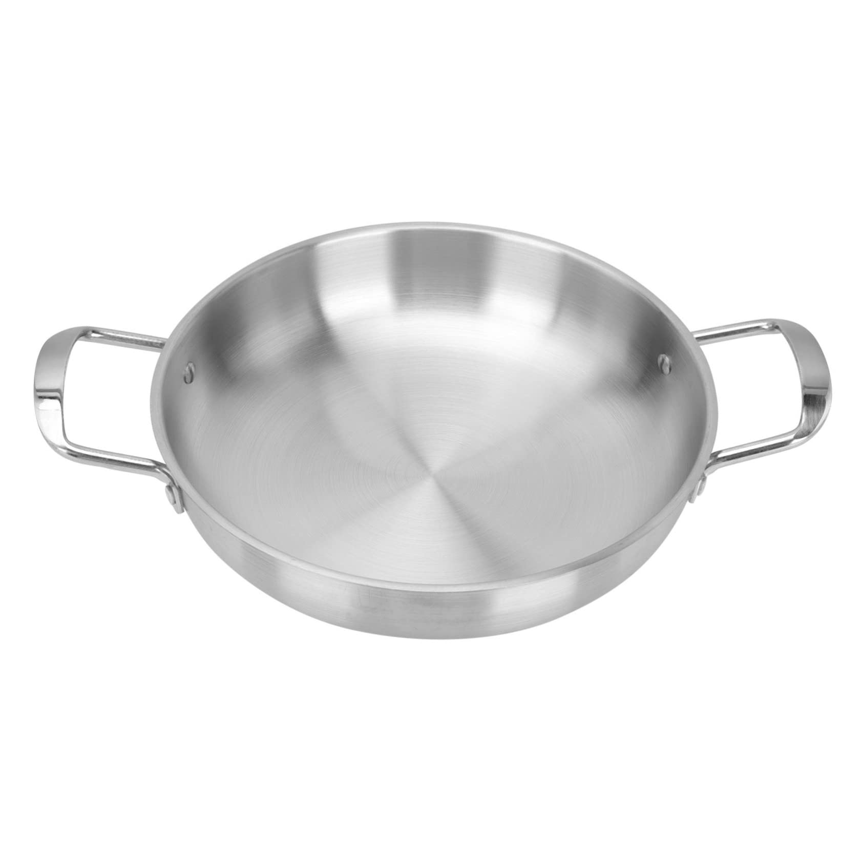 PRETYZOOM 1Pc Multi Functional Stainless Steel Soup Pot Korean Ramen Pot with Dual Handles Compatible with Induction Cookers and Gas for Seafood and Noodles