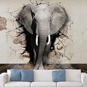 signwin Wall Mural Wild Animals Removable Self-Adhesive Wallpaper...