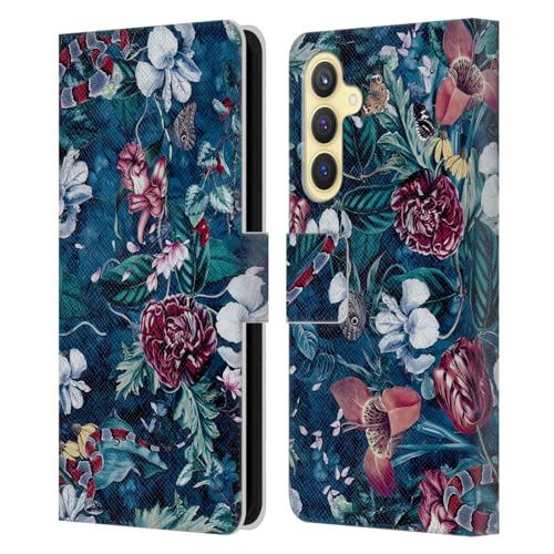 Carcasa de cuero Samsung S23 FE 5G Riza Peker Azul Oscuro