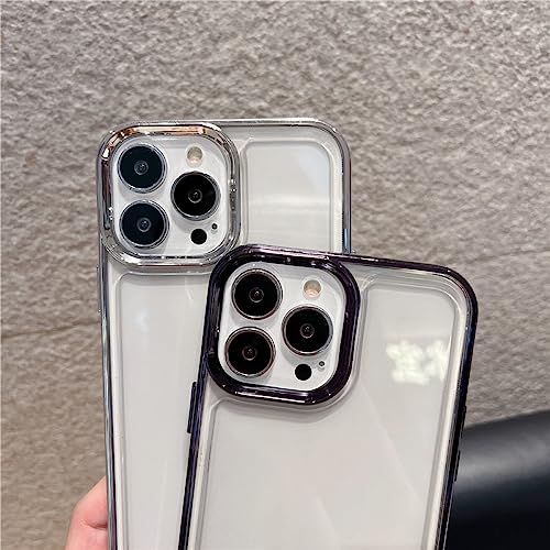 Coque rigide iPhone 13 antichoc transparente pour protéger la lentille des rayures