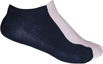 Allen Solly Girl's Cotton No Show Plain Socks (Pack Of 2)