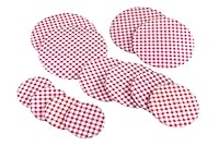 Maximex Topfhauben-Set Karo Klassik 12-teilig, Abdeckhauben mit Gummizug für längere Frische & Schutz, verschiedene Größen