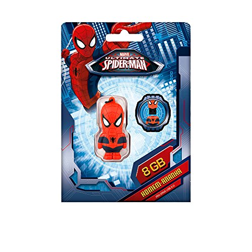 Pen Drive Marvel Homem Aranha 8GB USB Leitura 10MB/s e Gravação 3MB/s Multilaser - PD084