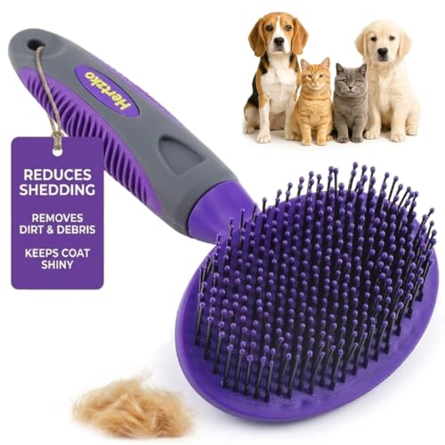 Hertzko Soft Pin Bristle Pet Brush