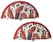 2 pezzi Fan di flamenco spagnolo Ventilatori pieghevoli Ventilatori portatili Ventilatori di bambù Mano che tiene la ventola Ventaglio Spagna Fan di ballerini di flamenco