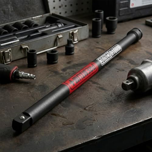 Image of 1 /2 inch Drive Impact Extension Bar, 36 Inch Length Socket Extension, CR-V Steel, Narrow and Deep Areas in Automobile Maintenance, Mechanical Assembly or Industrial Operations