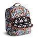 Vera Bradley Women's Premium Cotton Bancroft Backpack, Flowers + Feathers, One Size