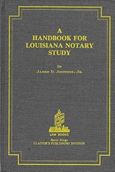 Paperback A Handbook for Louisiana Notary Study Book