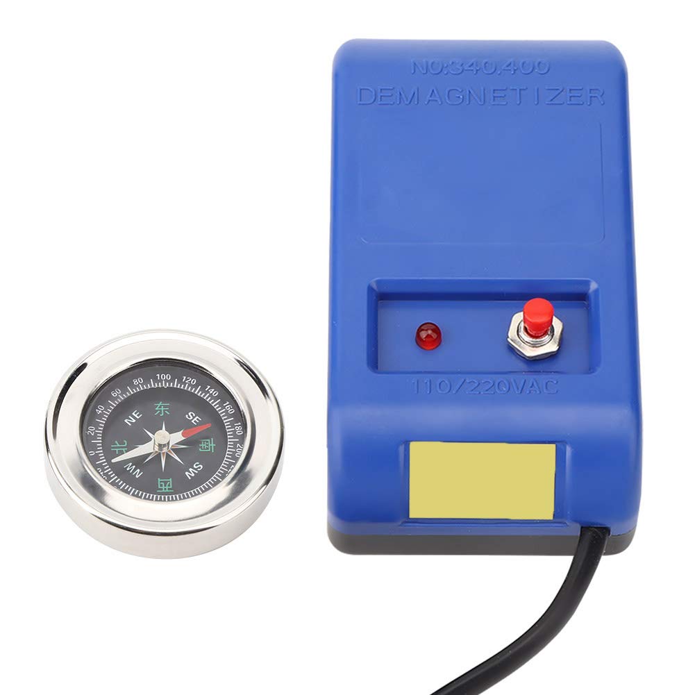 Romantico Smagnetizzatore, 110V -220V Comodo orologio portatile Degausser, Smagnetizzazione delle parti mobili dell'orologio per la riparazione dell'orologio(European reg