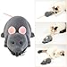 rosenice Electronic Remote Control Rat Plush Mouse Tool for Cat Dog (Gray)