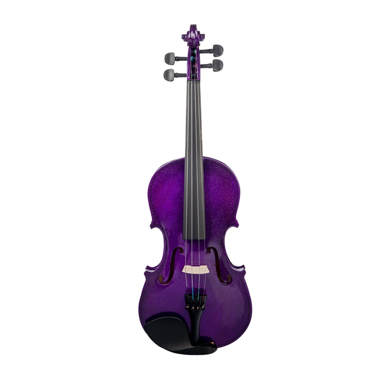 Violines 4/4 Violín Púrpura Estudiante Violín Arco Puente Caso para Estudiante Principiante