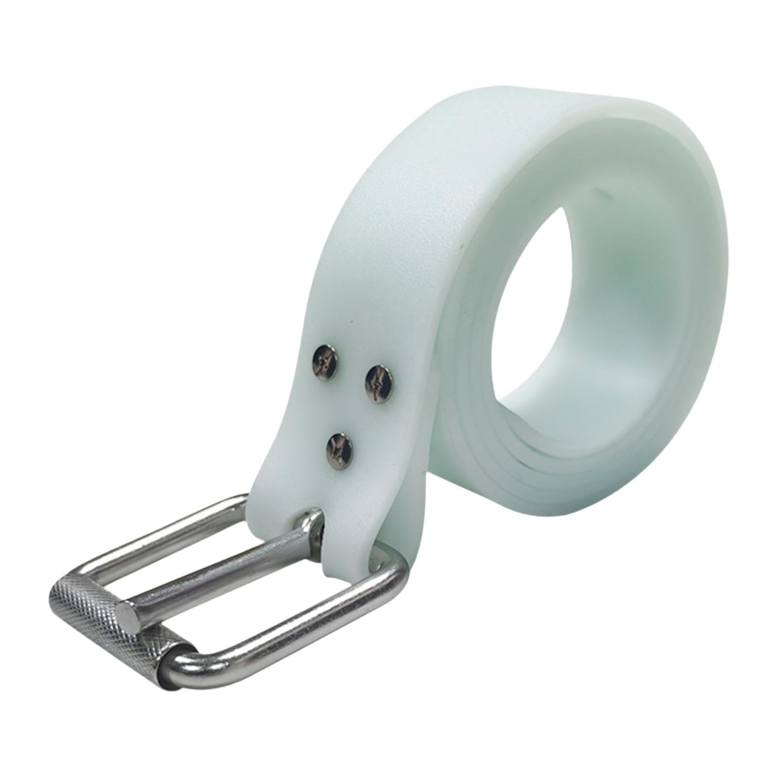 F Fityle Cintura per Zavorra Subacquea Fosforescente da 1,3 M, Cintura per Zavorra Portatile per Snorkeling, Fibbia a Sgancio Rapido per Esterni E Subacquei