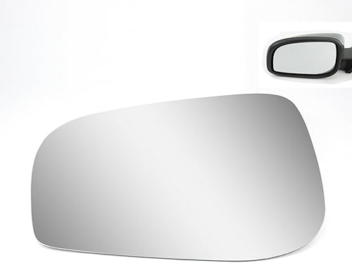 Miniatura 2 de BOOLEE Cristal de repuesto para espejo VOLVO S60 2004-2006 VOLVO S80 2004-2006 VOLVO V70 lado izquierdo con adhesivos