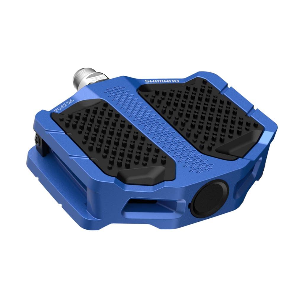 Shimano PD-EF205 Platform Pedals Blue