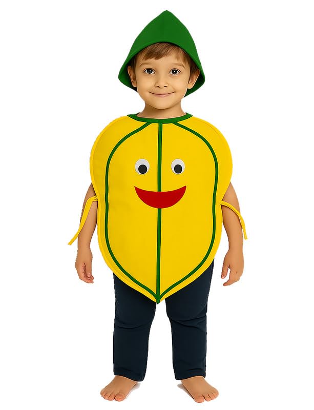 Image of FancyDressWale Fruit & Vegetable Fancy Dress Costume for Kids | Free Size 2-10 Years | School Fancy Dress, Stage Shows, Theme Parties
