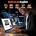 THEYETI Laptop 15.6 Zoll, 16GB RAM 512GB ROM,Enthaltene AI Copilot, AMD R5 (bis zu 3.6GHz), FHD Display Notebook, WiFi 6 USB 3.0 Full-Function Type-C (Schwarz)