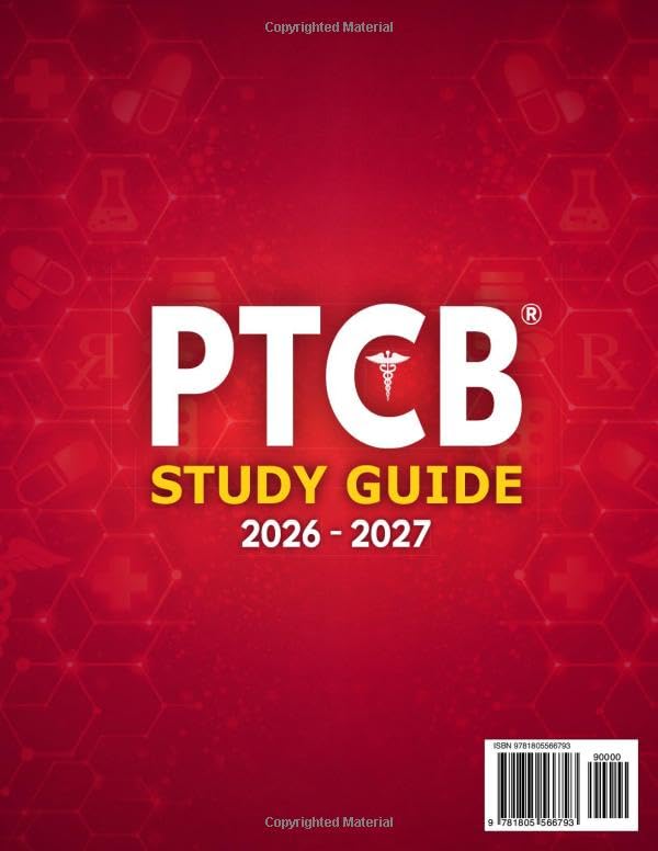 PTCB® Study Guide: Fully Updated to the New PTCE Outline (Jan 6, 2026) to Align Your Prep With the Latest CPhT Standards | 5 Full-Length Tests, 2000+ Practice Questions, and Top 200 Drug Profiles image 3
