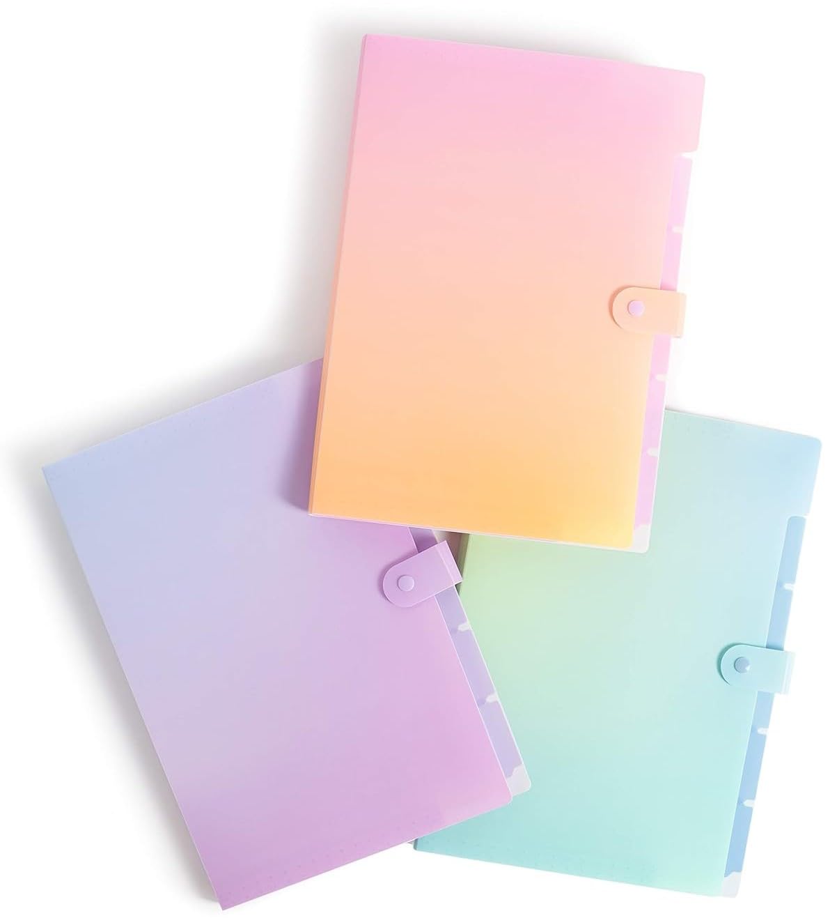 Amazon.com : U Brands Fashion Expanding File Folder, Poly 5-Pocket