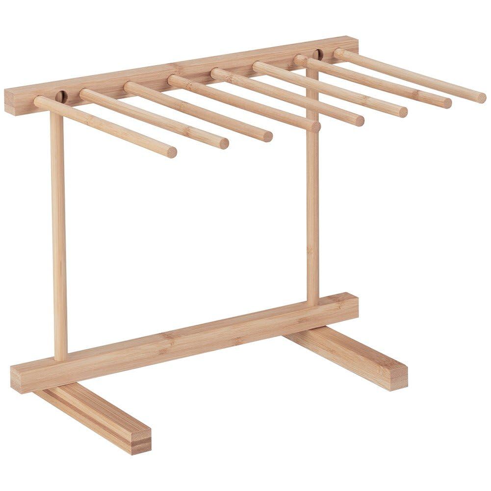 Support de séchage de pâtes pliable en bois pour éviter que les nouilles collent