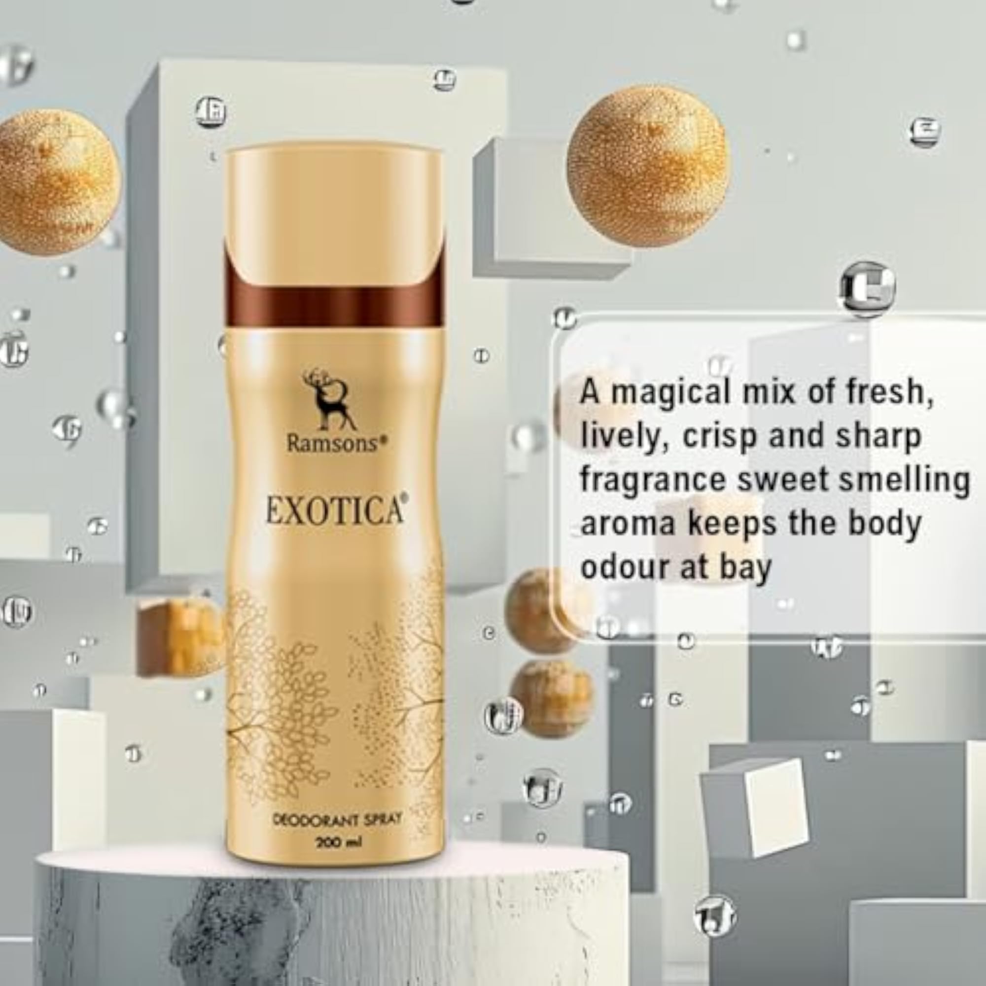 Exotica & Once More Deodorant Spray Pack of 2