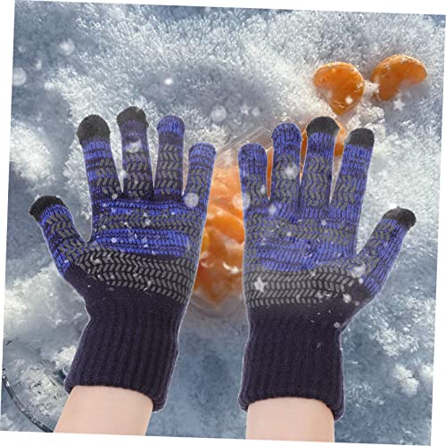 1Set Winter Warm Gloves Neckerchief Hat for Boys and Thicken Outdoor Full Finger Gloves Cozy Winter Kit with Warm Neckerchief for Outdoor Activities Fashionable4