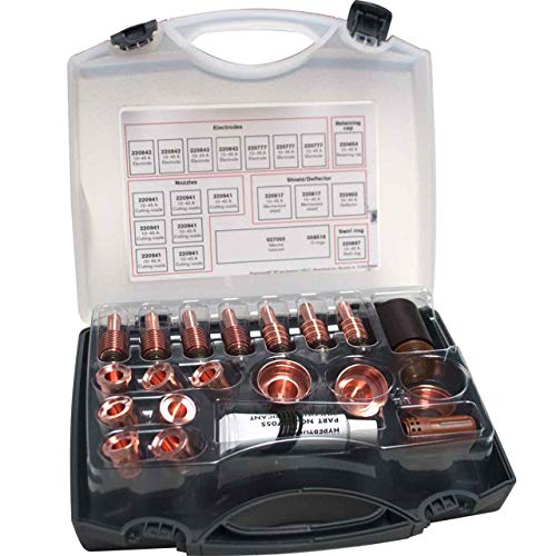 Hypertherm 851511 Consumable Kit, Powermax45 XP Essential Mechanized, 10-45 A, Cutting