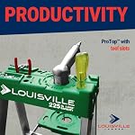 Louisville Ladder AS4004 225-Pound Duty Rating Aluminum Stepladder, 4-Foot