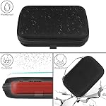 Linkidea Console de jeu portable Case de transport compatible avec RG353V / RG353VS / RG35XX / GPi2, Rétro Voyages de protection Mini Boîte de jeu pour câble de recharge, batteries et accessoires