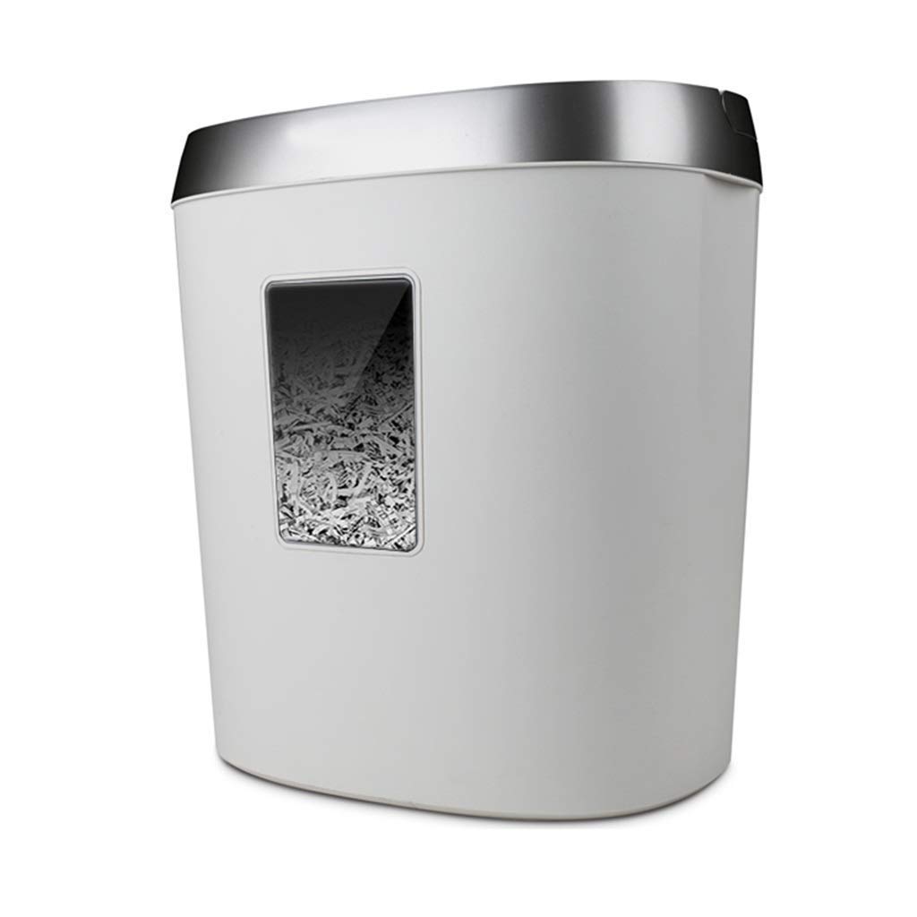 Material for Oficina Shredder 5 Cross-Cut Paper Shredder Ministerio del Interior con Ventana Visible Capacidad 17L Residuos de Papel 350 * 250 * 390 mm, Papel(Color:Wit)