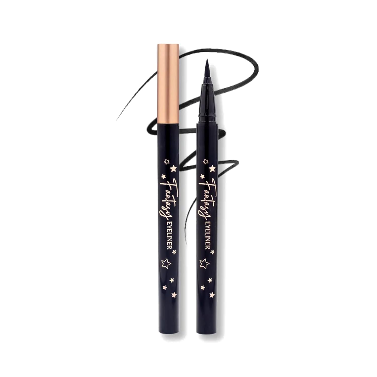 Beauty Fantasy Eyeliner Pen – Ultra-Fine Felt Tip, Waterproof & Smudge-Proof Liquid Eyeliner, 24H Long Wear, Jet Black, Quick-Drying, Cruelty-Free, 0.01 FL.OZ/0.4 ML Beauty Fantasy Eyeliner Pen – Ultra-Fine Felt Tip, Waterproof & Smudge-Proof Liquid Eyeliner, 24H Long Wear, Jet Black, Quick-Drying, Cruelty-Free, 0.01 FL.OZ/0.4 ML