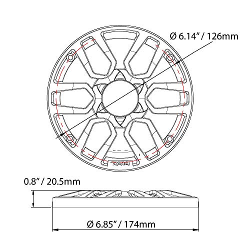 Ds18 PRO-GRILL6 BLACK Pro-Grill6 Speaker Cover thumb #4