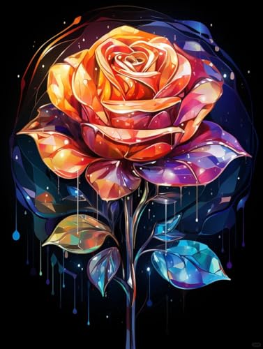 Diamond painting 5D fleurs de roses : l'idée cadeau créative pour les fans de mosaïque